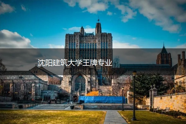 沈阳建筑大学王牌专业 沈阳建筑大学王牌专业