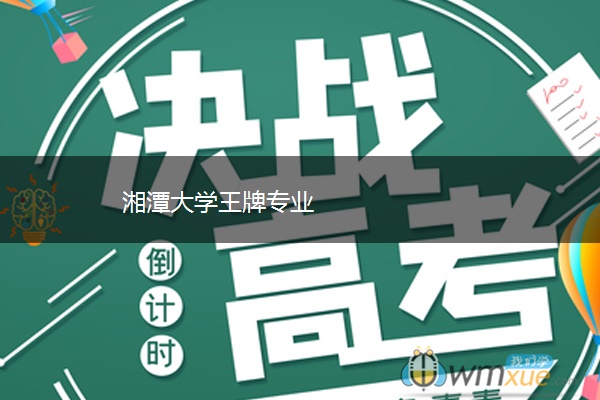 湘潭大学王牌专业 湘潭大学王牌专业