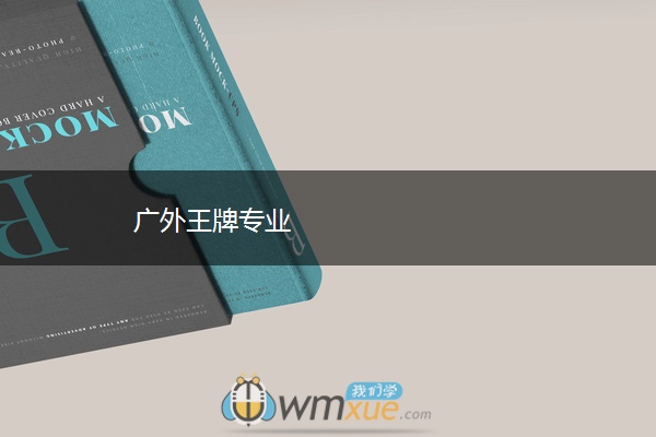 广外王牌专业 广外王牌专业