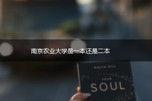 南京农业大学是一本还是二本 南京农业大学是一本还是二本
