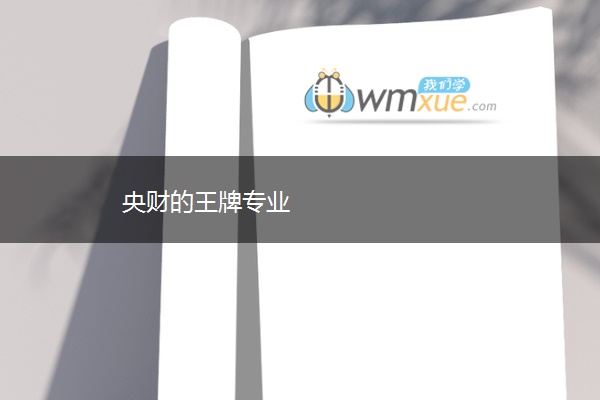 央财的王牌专业 央财的王牌专业