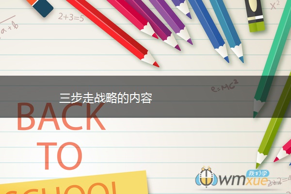 三步走战略的内容 三步走战略的内容