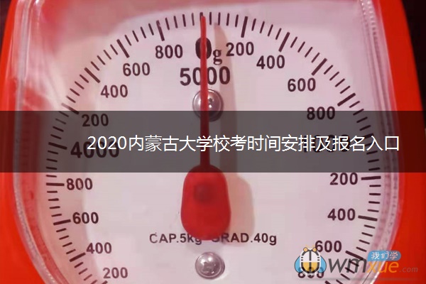 2020内蒙古大学校考时间安排及报名入口 2020内蒙古大学校考时间安排及报名入口