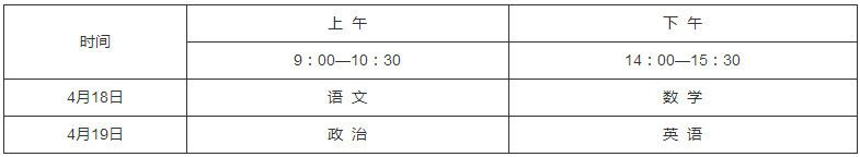 2020北京体育单招报名及考试时间安排