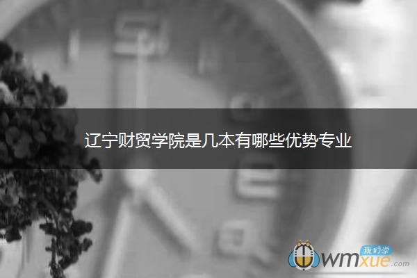 辽宁财贸学院是几本有哪些优势专业 辽宁财贸学院是几本有哪些优势专业
