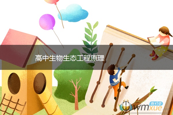 高中生物生态工程原理 高中生物生态工程原理