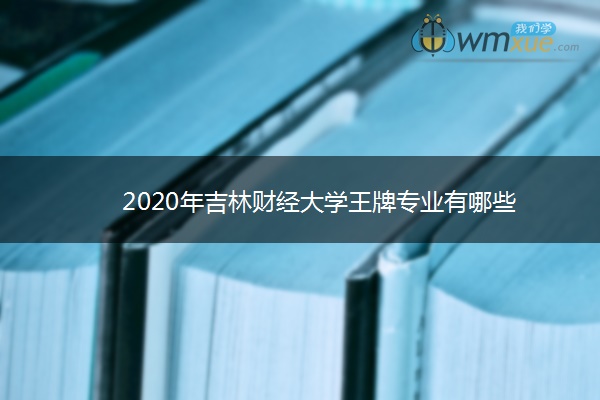 2020年吉林财经大学王牌专业有哪些 2020年吉林财经大学王牌专业有哪些