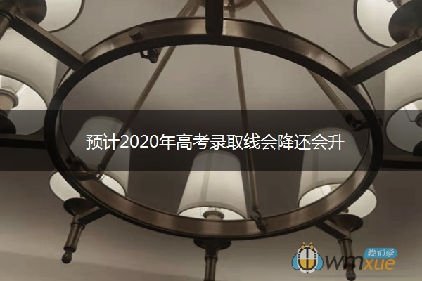 预计2020年高考录取线会降还会升 预计2020年高考录取线会降还会升