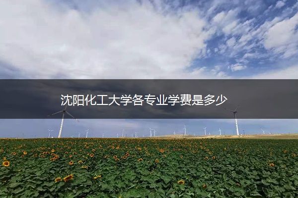 沈阳化工大学各专业学费是多少 沈阳化工大学各专业学费是多少