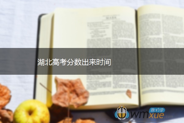 湖北高考分数出来时间 湖北高考分数出来时间