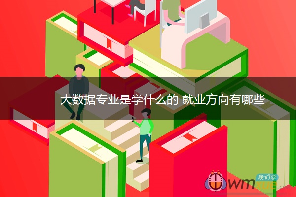 大数据专业是学什么的 就业方向有哪些 大数据专业是学什么的 就业方向有哪些
