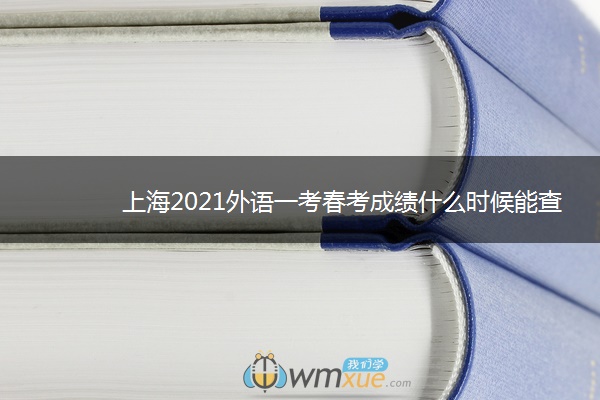 上海2021外语一考春考成绩什么时候能查询