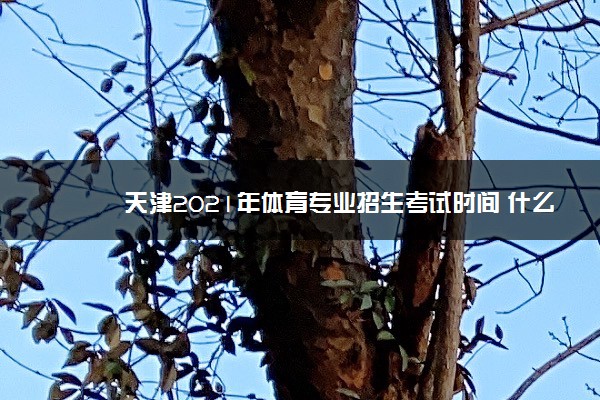 天津2021年体育专业招生考试时间 什么时候考试 天津2021年体育专业招生考试时间 什么时候考试