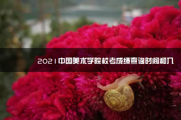 2021中国美术学院校考成绩查询时间和入口 什么时候查分 2021中国美术学院校考成绩查询时间和入口 什么时候查分